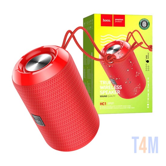 Altavoz Inalámbrico Hoco HC1 Trendy Rojo